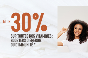 -30% sur la gamme Vitamines, energie et booster immunité
